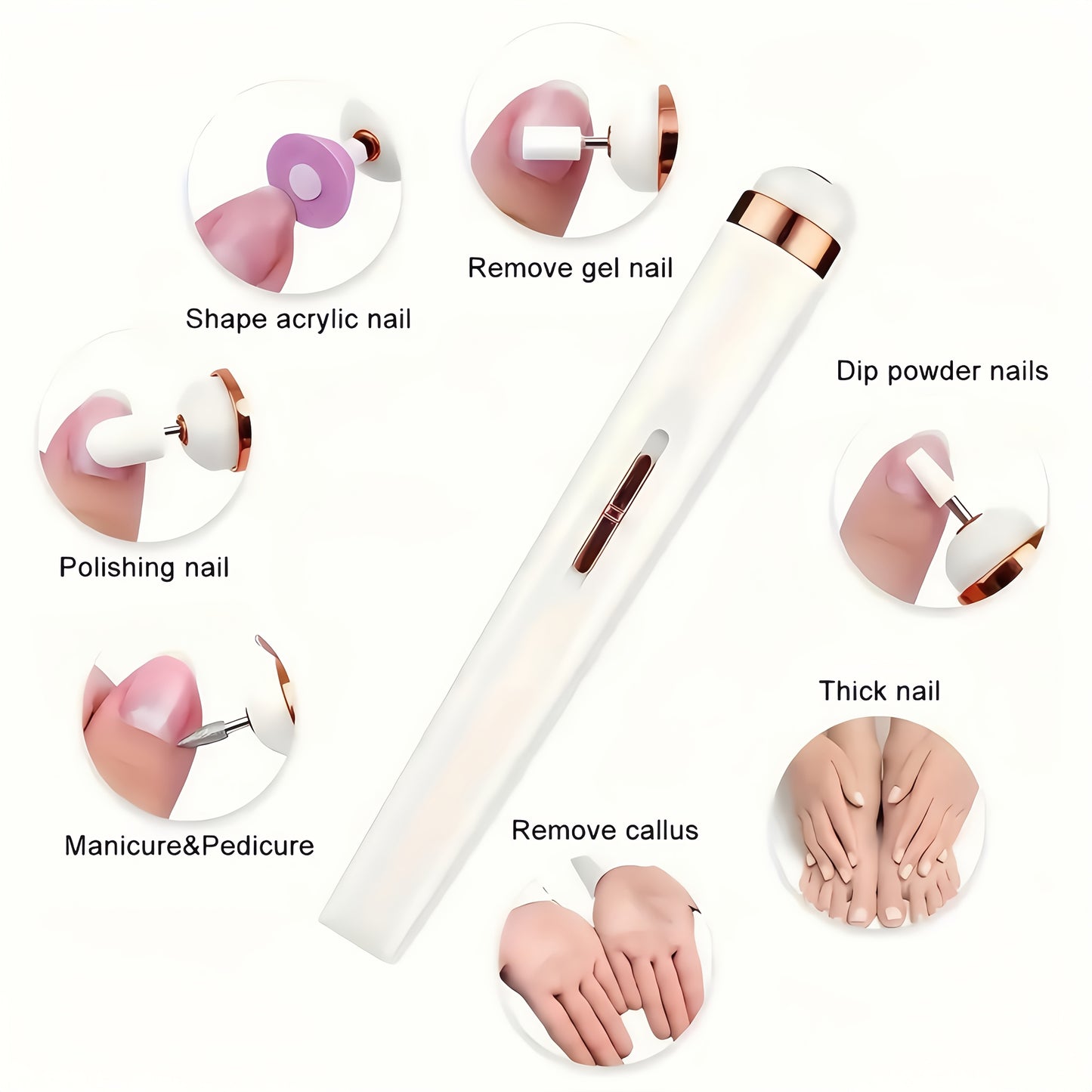 Pro‑Level 4‑Speed Electric Nail Drill Kit — Salon‑Quality Manicure & Pedicure at Home